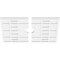 Ekena Millwork Beaux Architectural Grade PVC Ceiling Medallion, 28"W x 18 5/8"H x 3"ID x 9 3/4"C x 1"P, Two-Piece CMP28X18BX2-03000 - alternate 3